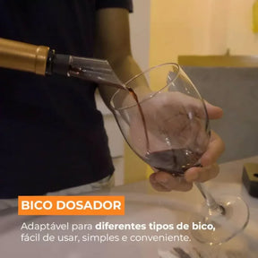 Abridor de Vinho Elétrico ™ ORIGINAL + 3 Brindes Grátis